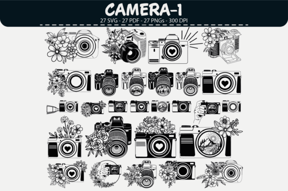 Camera Vector Clipart: 27 Elegant Designs