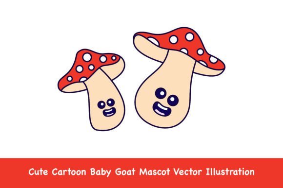 Choosing the Right Cute Cartoon Mushrooms with Smiling Face for Your Creative Projects