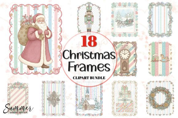 Designing with Pastel Coquette Vintage Christmas Frames: A Guide to Soft Holiday Aesthetics