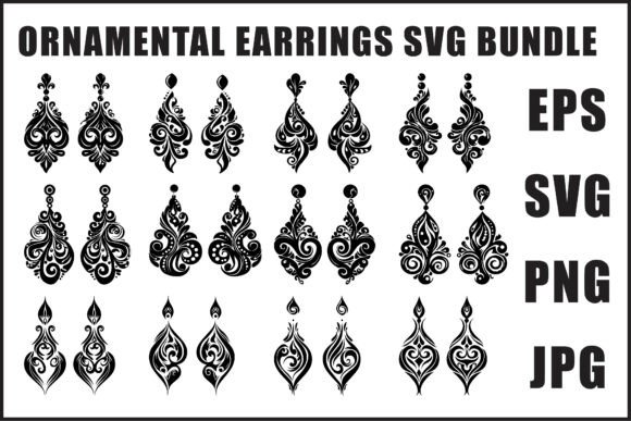 Elegant Earrings SVG Collection: A Comprehensive Guide for Crafters