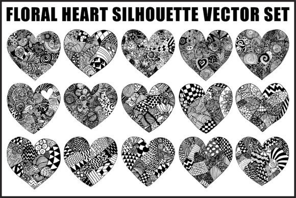 Elevating Digital Craftsmanship with the Romantic Floral Heart SVG Bundle