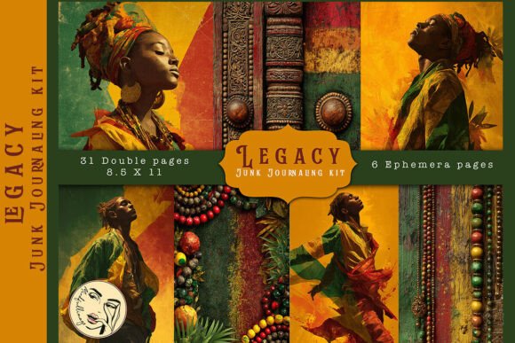 Legacy Junk Journaling Kit: A Vibrant Fusion of Culture and Creativity