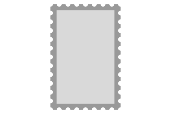 Mail Postmark Frame Blank Template: Elevating Your Design with Deco Borders