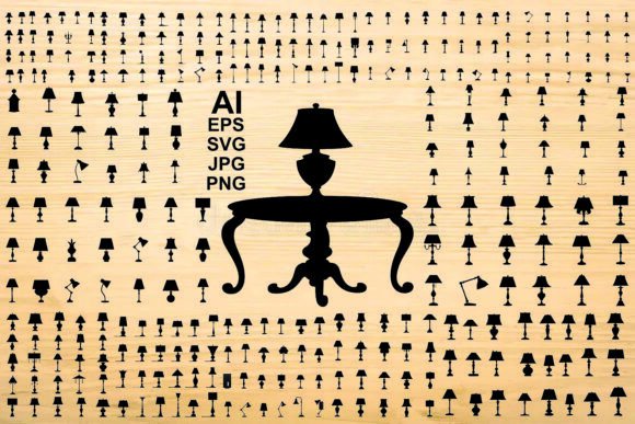 Mastering the Table Lamp Silhouettes Vector Bundle for Professional Design Results