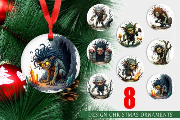 Ornament Grumpy Troll: A Playful Twist on Holiday Decor