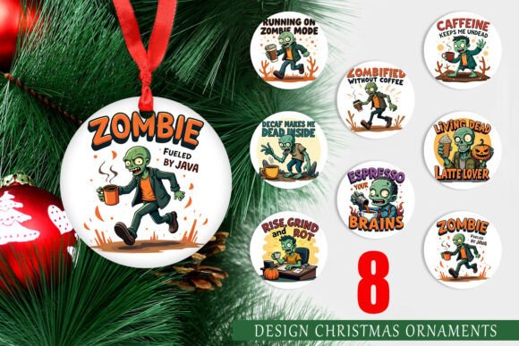 Ornament Halloween Zombie Coffee: A Creative Guide to High-Quality Printable Designs