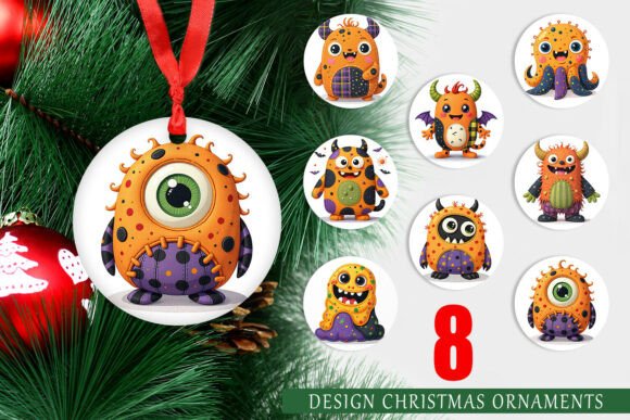 Ornament Patchwork Halloween Monsters: A Guide to Printable Holiday Designs