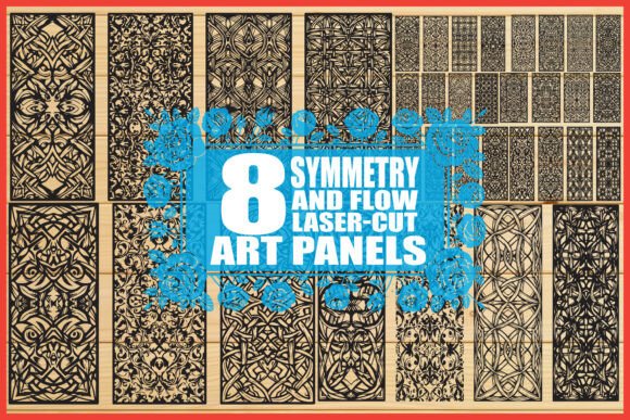 Ornamental Flow Design: Laser Cutting Perfection