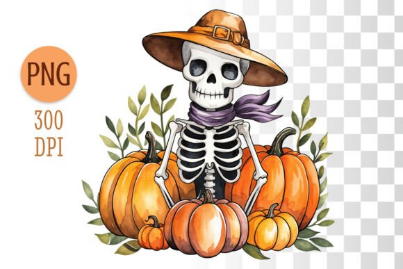 Pumpkin Scarecrow Autumn Clipart PNG Guide