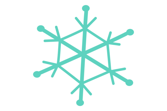 Snowflake Doodle: Hand-Drawn Winter Charm