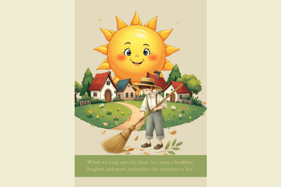 Sunny Day Clean City Poster Guide