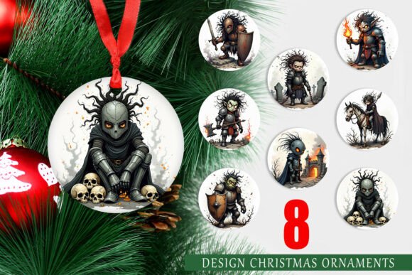 The Art of the Ornament Grumpy Knight: Elevating Holiday Decor with High-Resolution Digital Designs