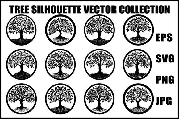 Tree Silhouette Vector Bundle Guide