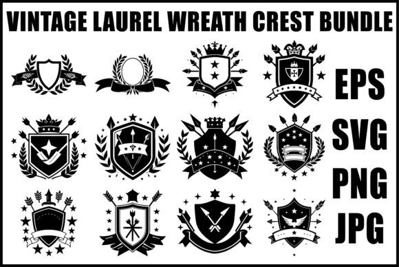 Unlocking Timeless Elegance: A Deep Dive into the Vintage Laurel Crest SVG Bundle
